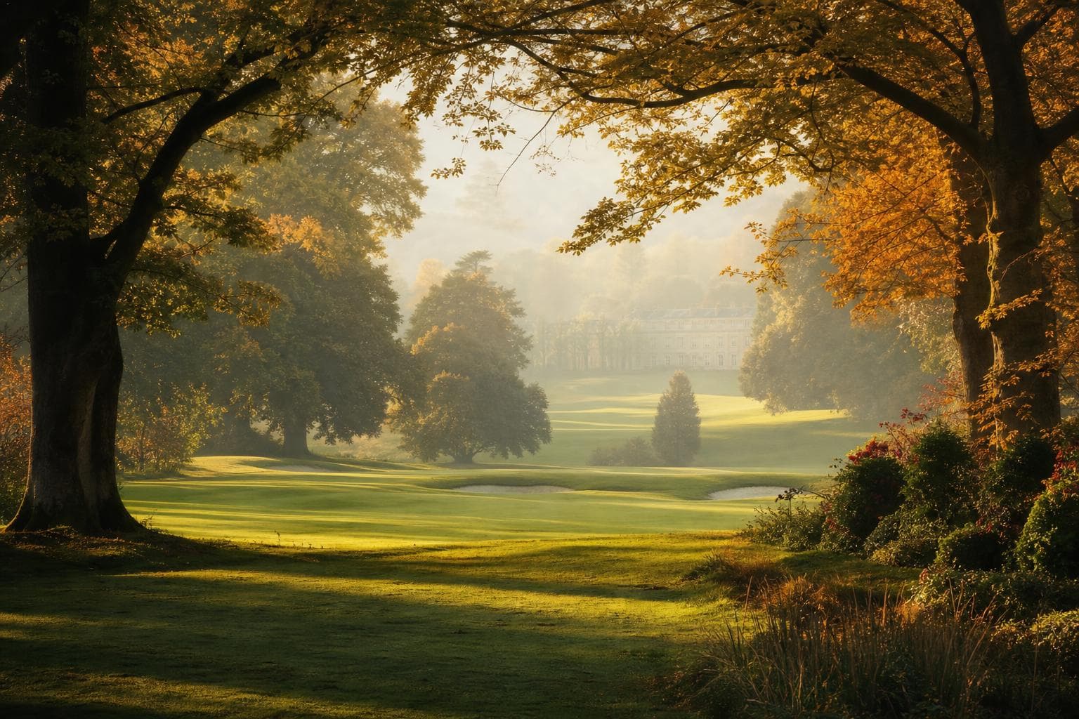 Irish parkland golf around a country estate